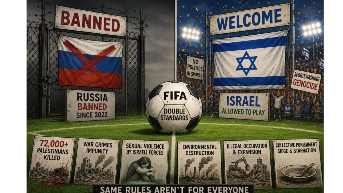 FIFA, Eurovision expelled Russia but Israel has Impunity