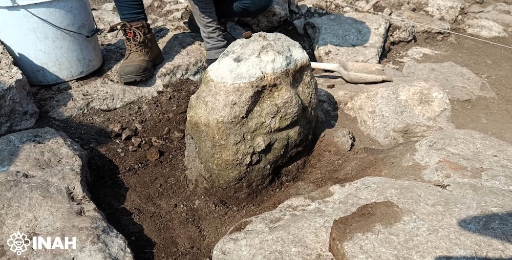 2,000-year-old 'old man' sculpture unearthed in Mexico