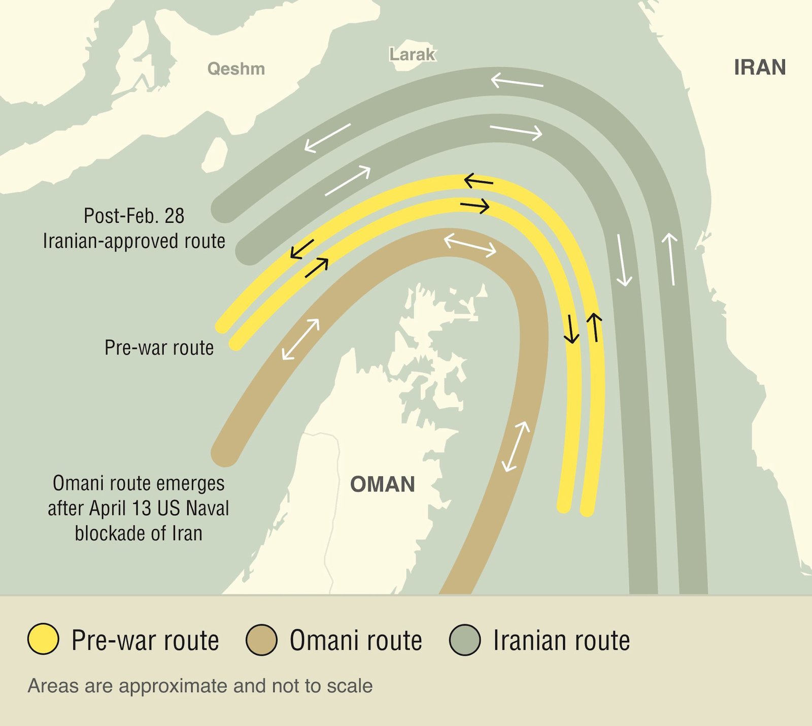 Iran tightens grip on Strait of Hormuz