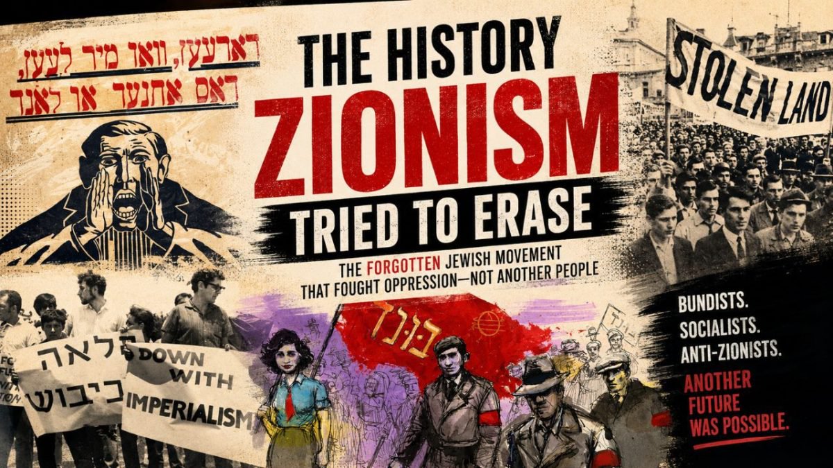 The Future Zionism Buried: How Anti-Zionist Jews Once Fought Oppression Without Colonizing Another People