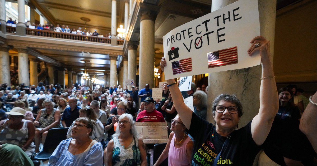 Indiana Republicans Just Defied Trump’s Pressure Campaign to Rig Their Congressional Maps