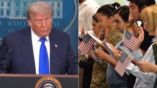 "Terror & Fear": Trump Moves to Denaturalize Citizens, End Birthright Citizenship, Halt Visa Lottery