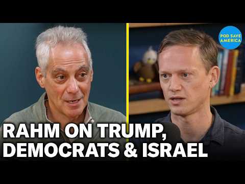 Rahm Emanuel Gets Brutally Honest on Trump, Democrats and Israel