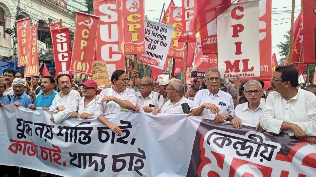 India marches against US wars in West Asia