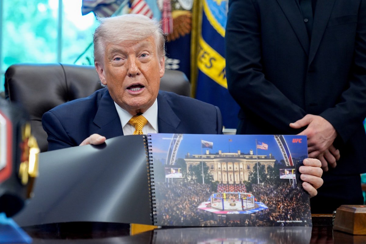 Trump Turns White House UFC Cage Match Into Massive Cash Grab