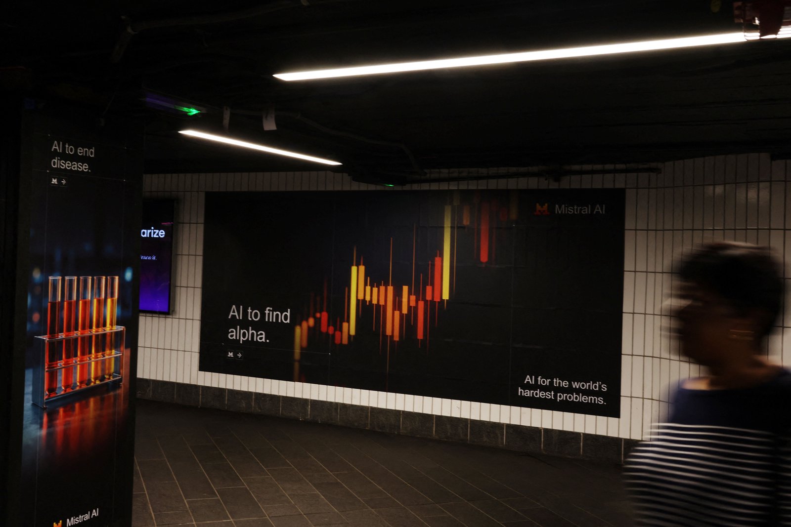 Tech ads on the New York subway are up 50% this year