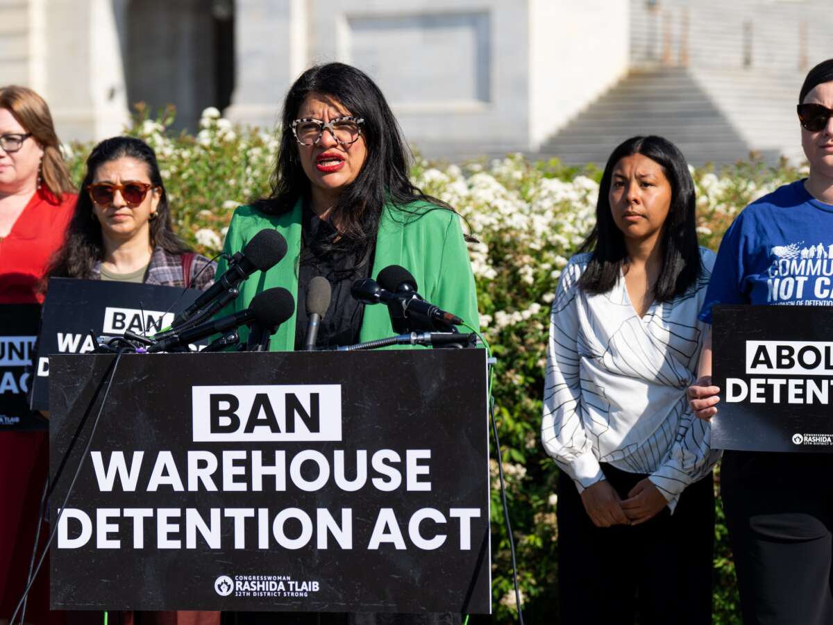 Tlaib Introduces Bill to Ban ICE From Using Warehouses to Detain Immigrants
