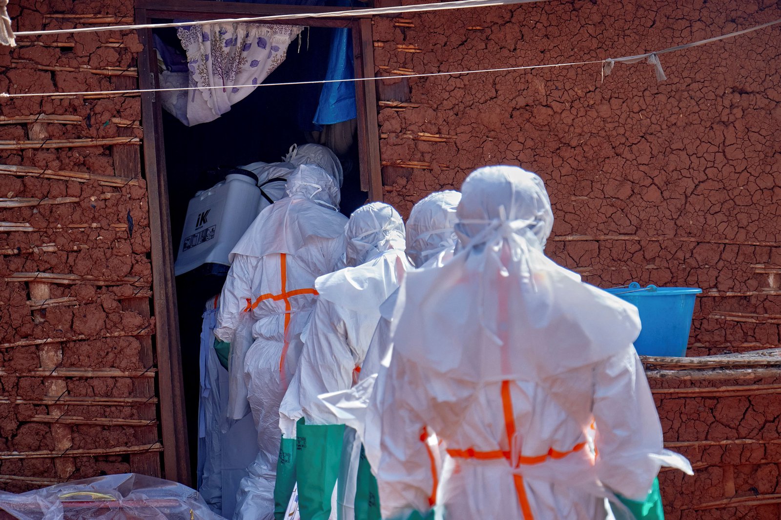 Ebola health workers say they are yet to be paid
