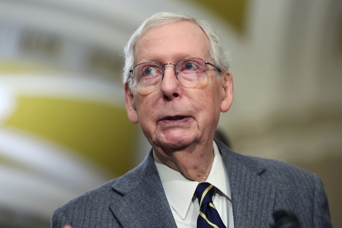 Mitch McConnell’s Office Dodges Questions on Whether He’s “Brain Dead”
