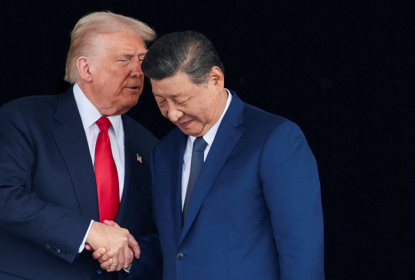 Who is, and isn't, accompanying Trump to China