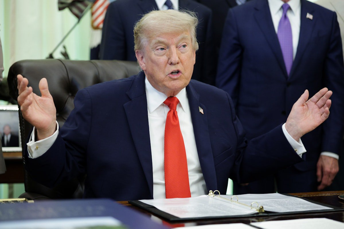 The Not-So-Secret Impulse Behind
Trump’s Vulgar, Garish Birthday Party
