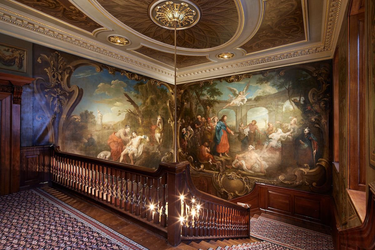300-year-old Hogarth murals unveiled in UK