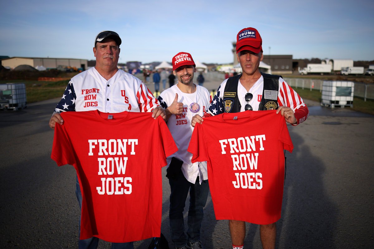 Trump Lies About His Biggest Front Row Fans