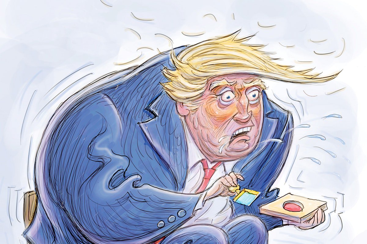 Donald Trump Is Finally Cracking Up for Real