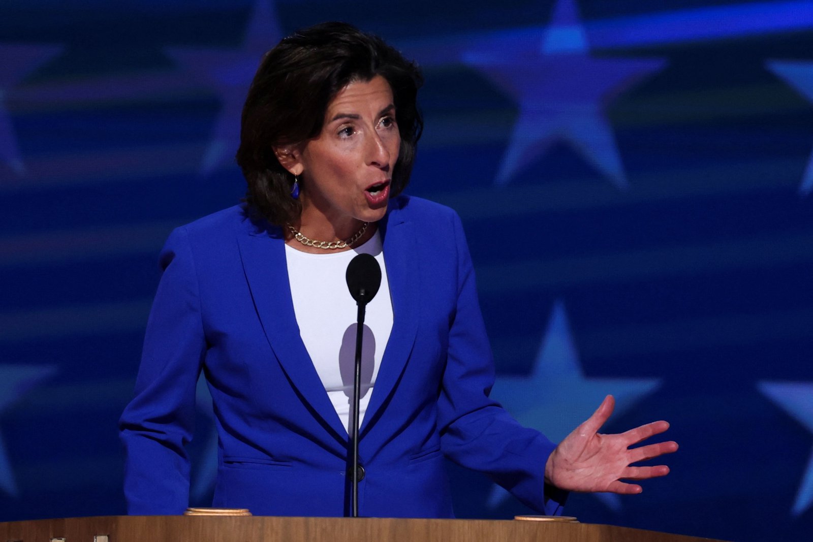 Raimondo launches AI project with backing of tech giants