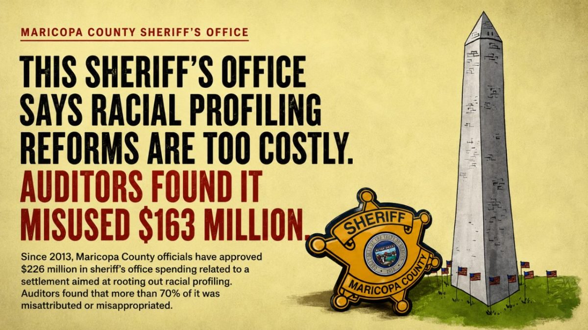 This Sheriff’s Office Says Racial Profiling Reforms Are Too Costly. Auditors Found It Misused $163 Million.
