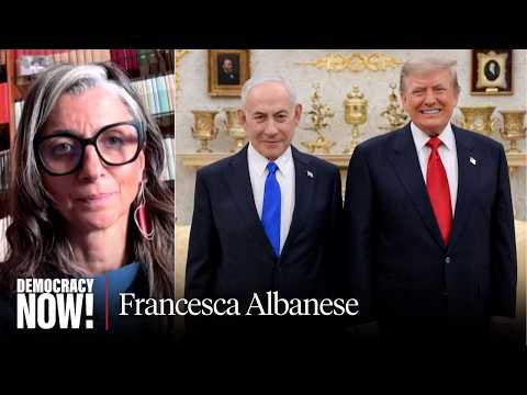 U.N. Expert Francesca Albanese Slams U.S. "Complicity" as ICC-Wanted Netanyahu Visits White House