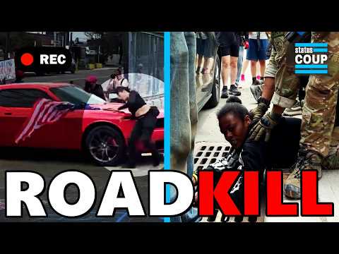 ICE Prison Staff INTENTIONALLY RUNS OVER Protester