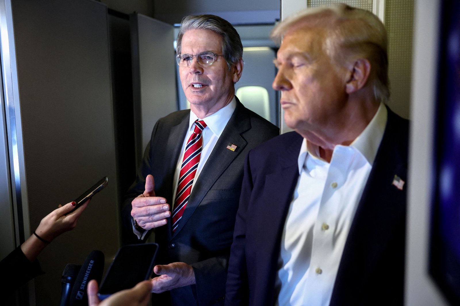 Bessent plays point on Iran economic messaging