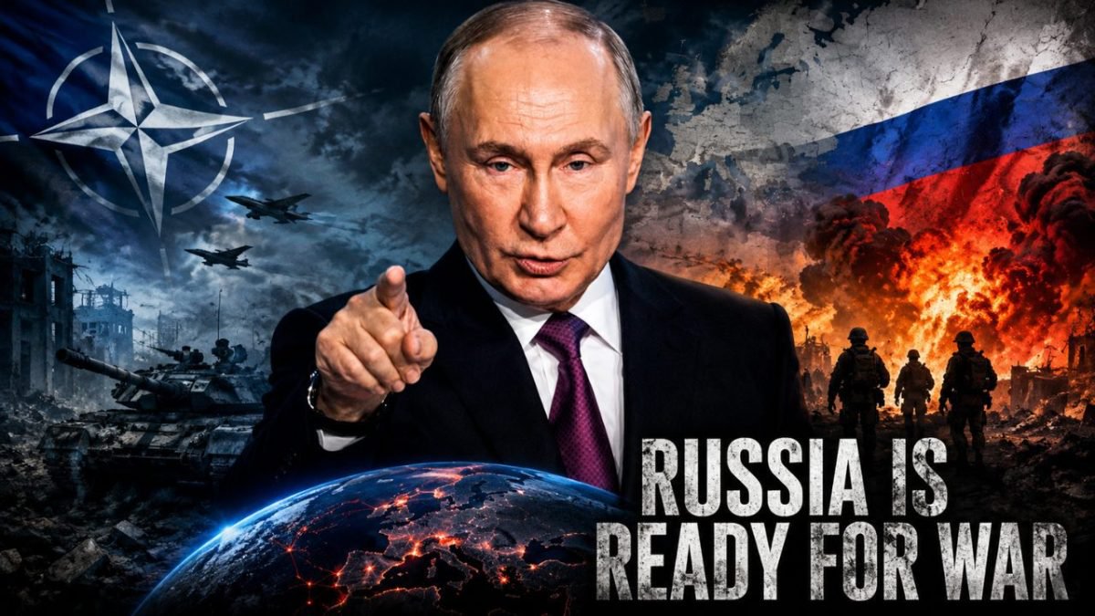 “Russia Is Ready for War”: Putin’s Warning as Former CIA Analyst Says NATO Escalation Could Trigger Direct Conflict
