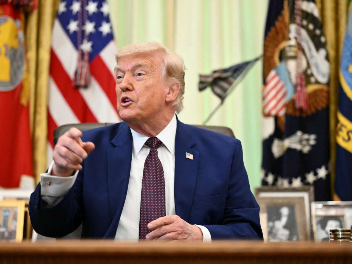 Trump Says a Ceasefire in the Middle East Means “Shooting in a Moderate Manner”