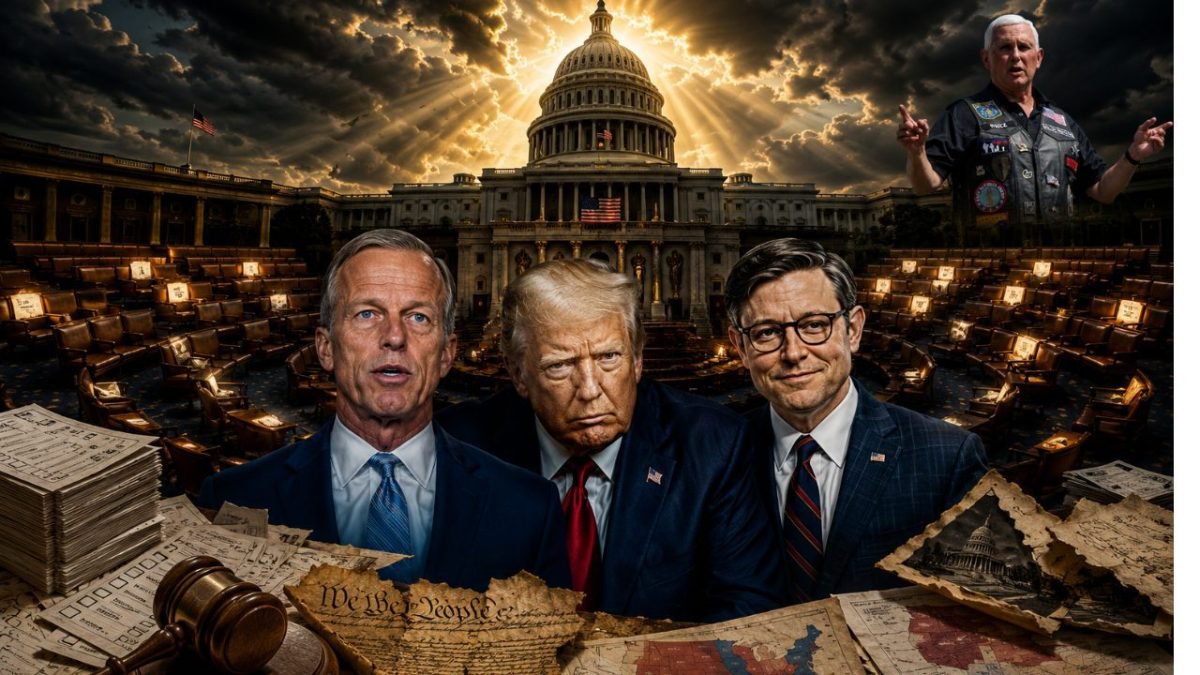 The Fate of Democracy May Soon Rest With Mike Johnson and John Thune. Where Is Mike Pence When We Need Him?