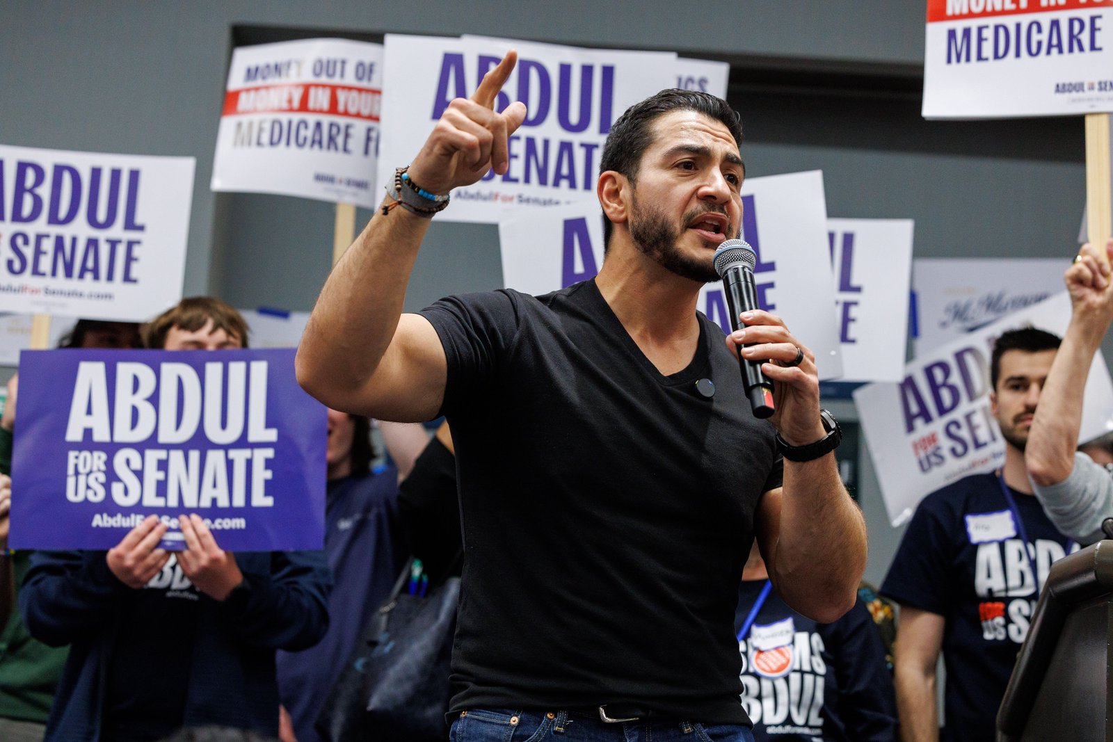 El-Sayed unloads on media, Democratic criticism