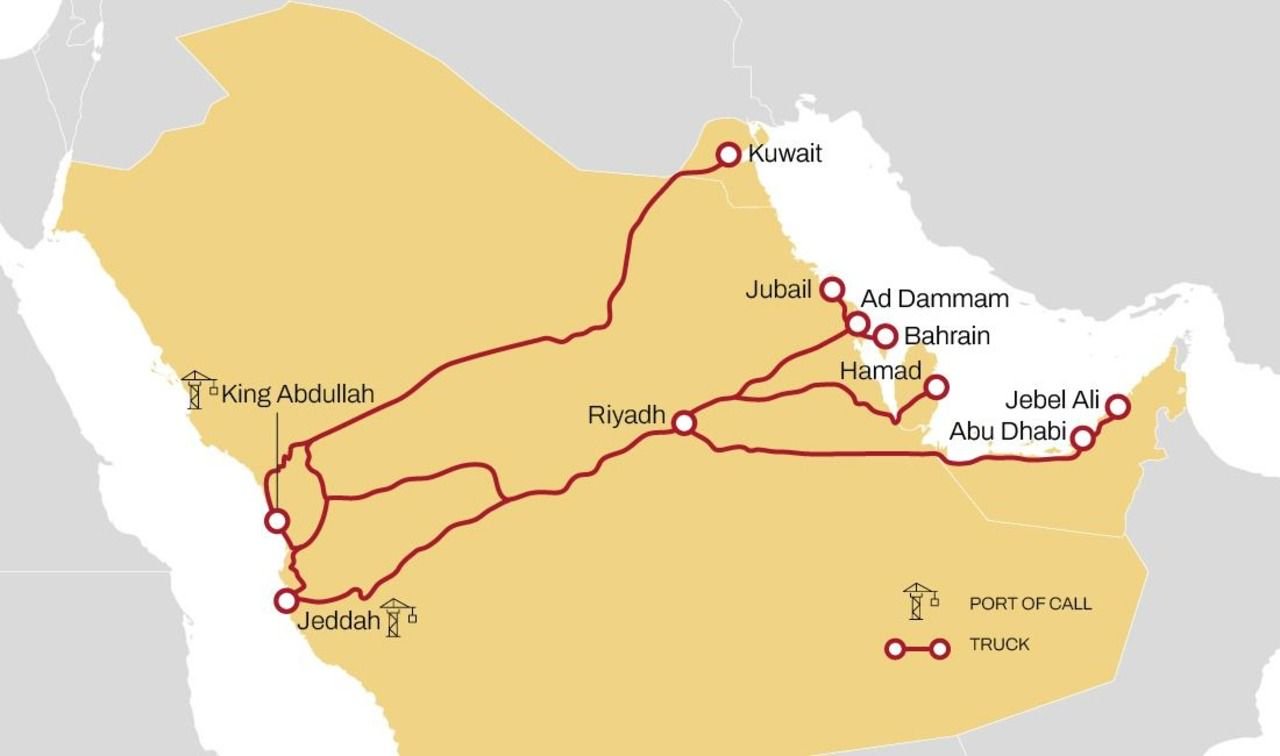 Trucks have become the Gulf’s logistics stopgap