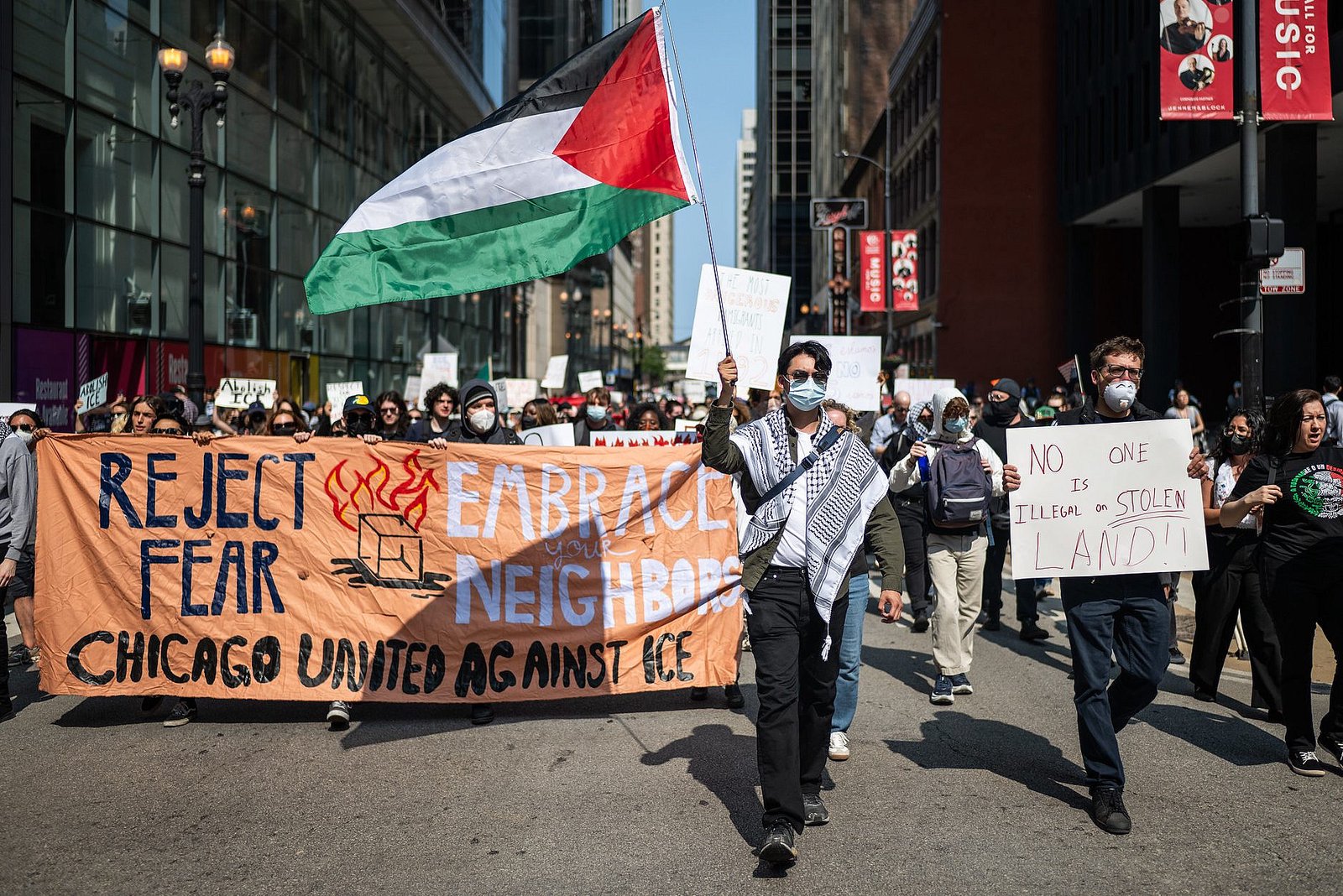 Fighting fascism in America during a genocide in Palestine