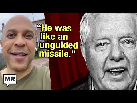 Cory Booker Reaches Around The Aisle For Weird Lindsey Graham Tribute