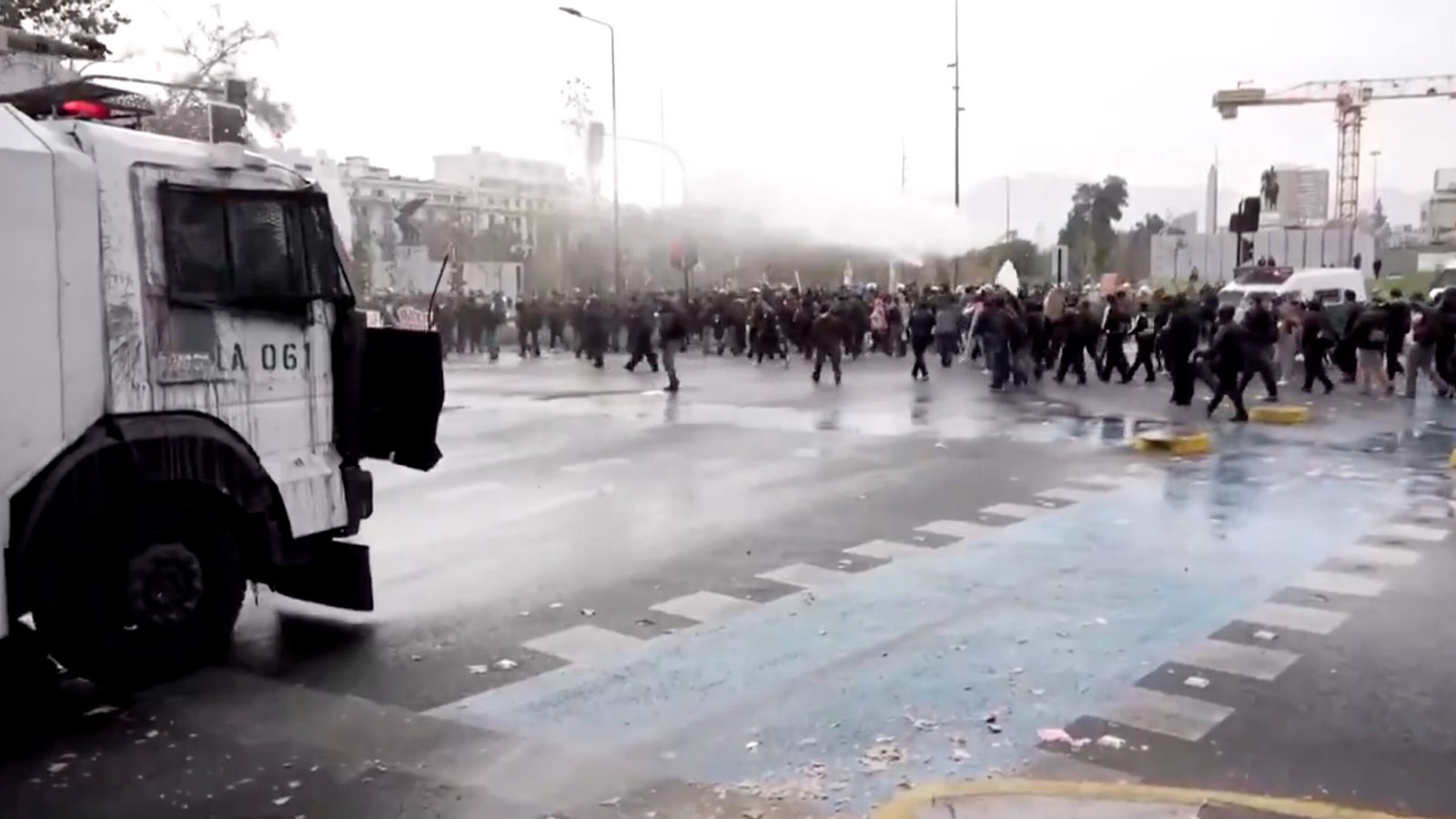 Anti-government protests in Chile face heavy repression