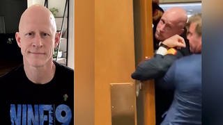 Ex-Marine, Senate Candidate Speaks Out After Arrest, Arm Broken During Iran War Protest in Senate