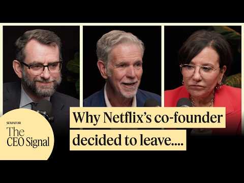 Reed Hastings on Life After Netflix and the Next Wave of AI | The CEO Signal