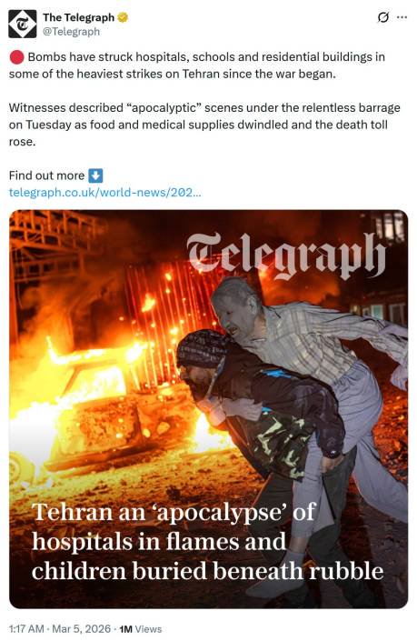 Punching Them While They’re Down”: US & Israel Bomb Iran’s Schools and Hospitals With “No Stupid Rules of Engagement