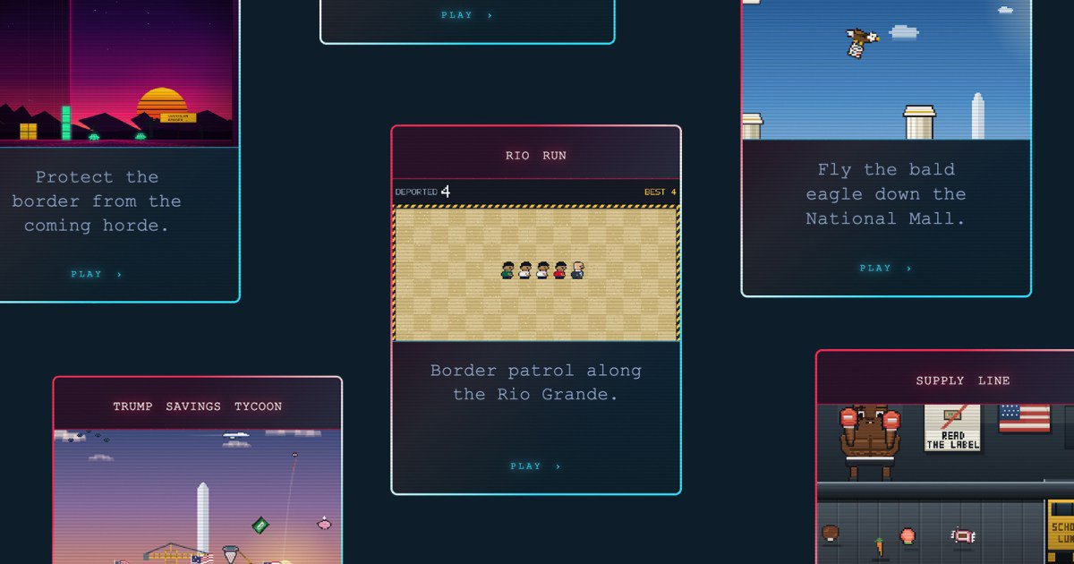 The White House Made an Arcade Game Out of Deporting People