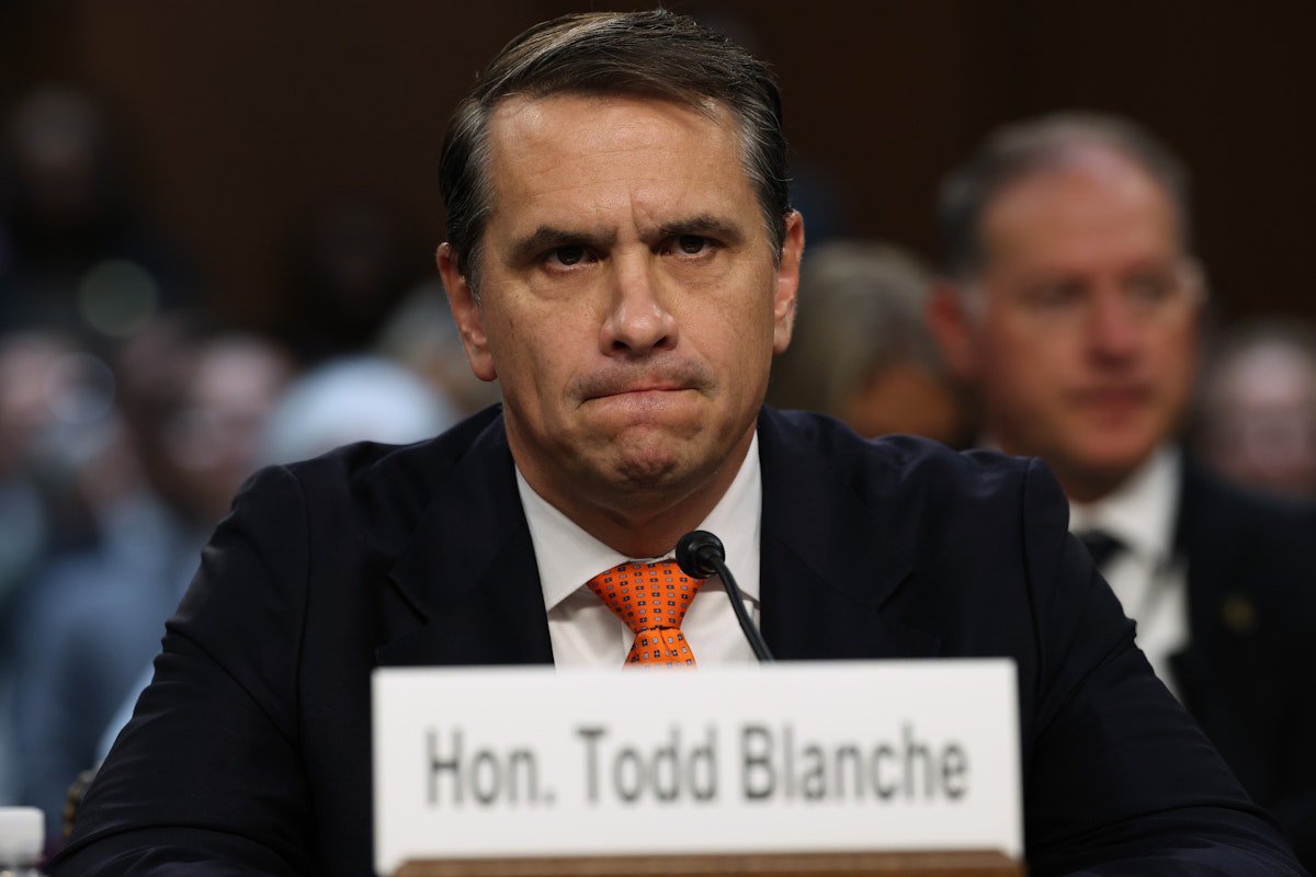Todd Blanche Grilled Over Key Issue with Trump’s Shady Slush Fund