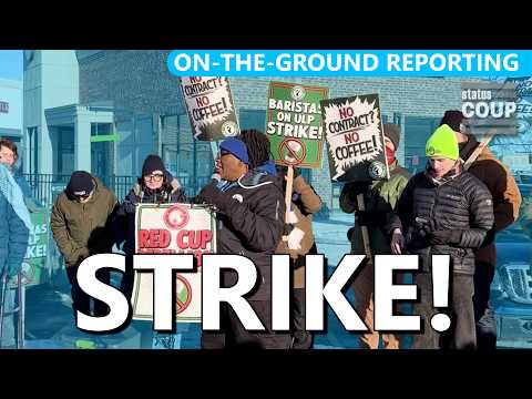 Starbucks Workers FED UP With $96 Million CEO, Join National Strike