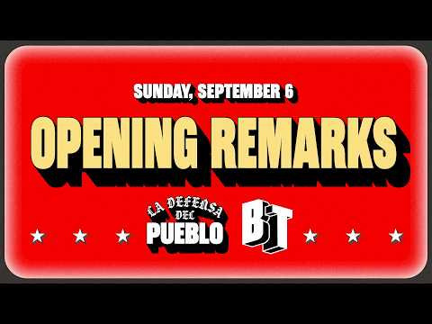 Opening Remarks |  La Defensa del Pueblo Summit
