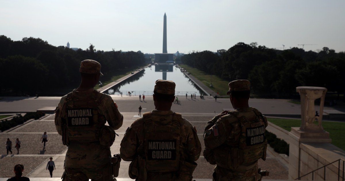 Watch: Trump’s Dystopia Takes Over the National Mall