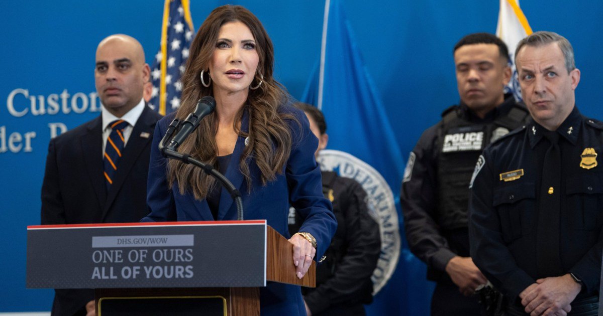 Kristi Noem Claims Trump Is Enforcing the Law Equally. That’s Obviously False.