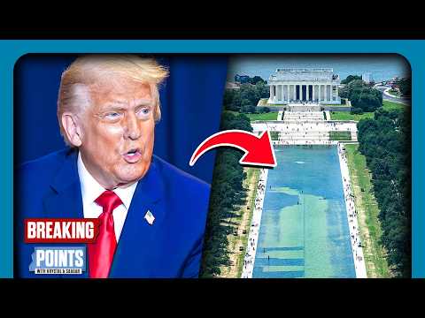 Trump MELTS DOWN Over Reflecting Pool CHAOS As Second Draining LOOMS