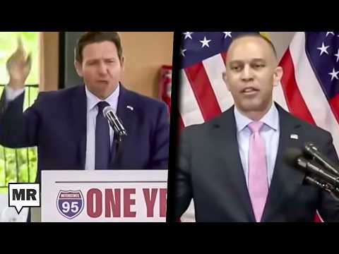 DeSantis's Hakeem Jeffries Impression Will Make You Cringe So Hard It Hurts