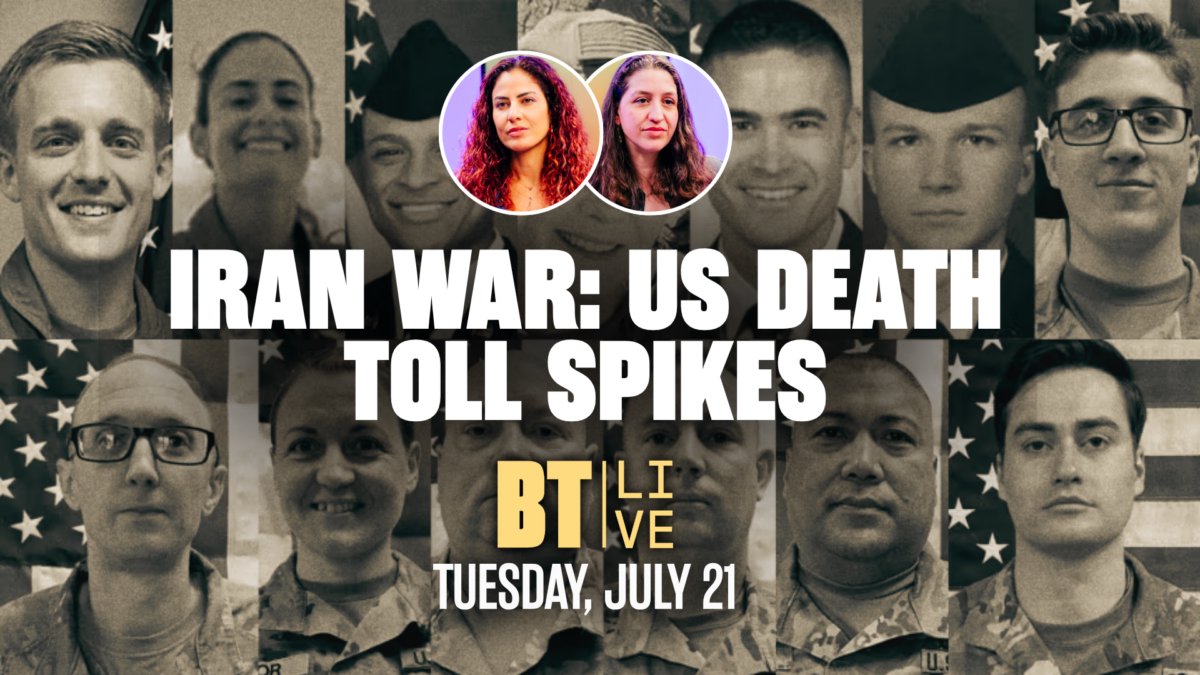 BT Live: Iran War Death Spiral | Colombia ‘Coup’? | Justice for Saif Musallet