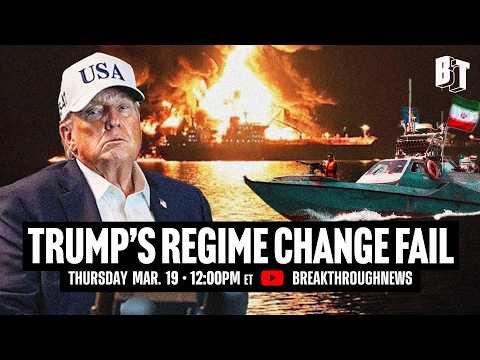 LIVE: Trump’s Iran War Backfires  — Regime Change Failing as Prices Soar