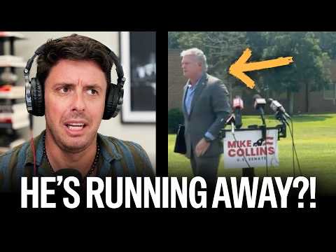 Mike Collins Literally Ran Away When Asked About His Neo-Nazi Problem