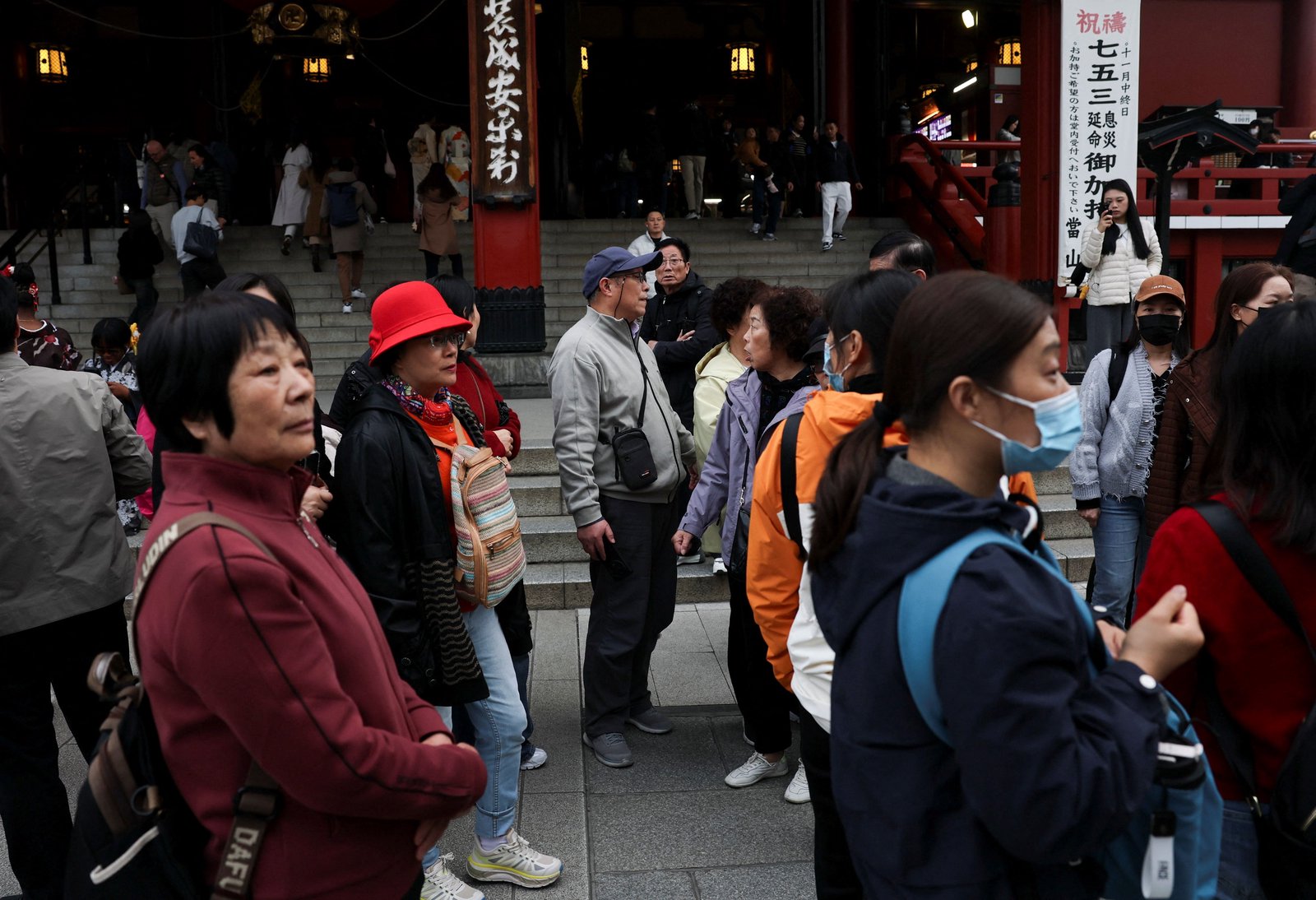 Chinese tourism to Japan drops further as tensions rise