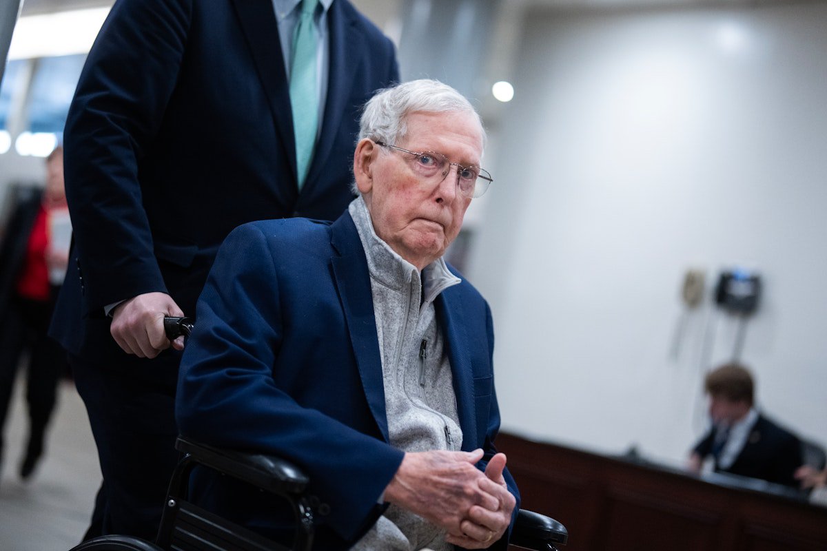 Mitch McConnell Allies Scramble to Insist He’s Still Alive