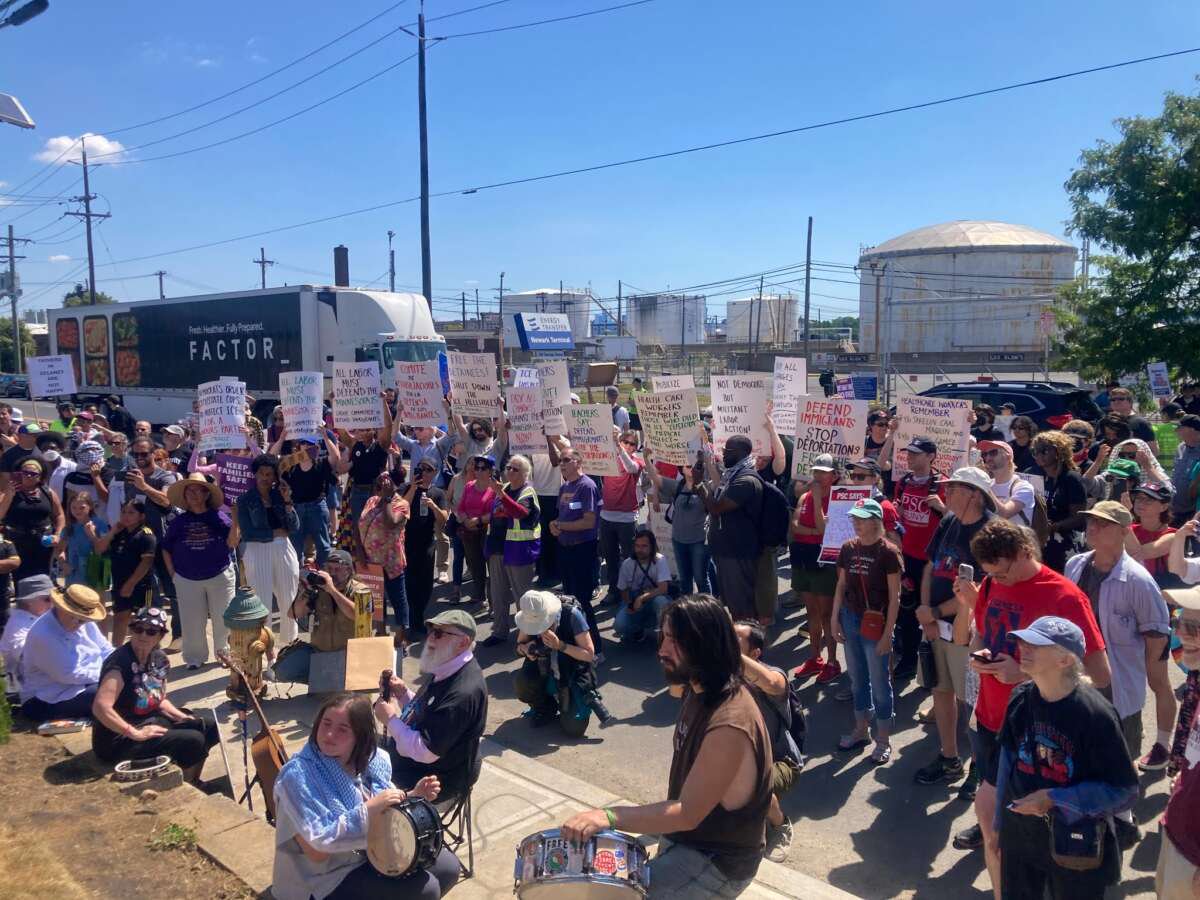 Union Activists Are Building Solidarity With Delaney Hall Hunger Strikers