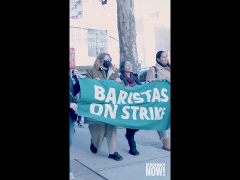 Mamdani & Sanders join Starbucks workers' strike in NYC