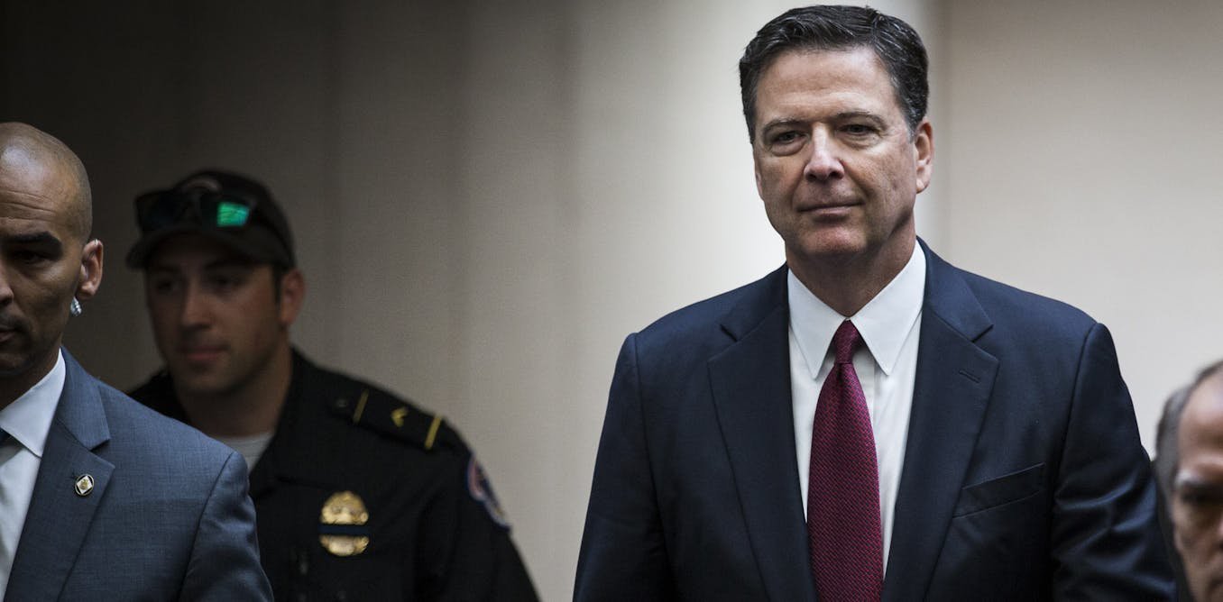 James Comey’s Instagram seashell post sits in a murky legal zone between protected political speech and criminal threat